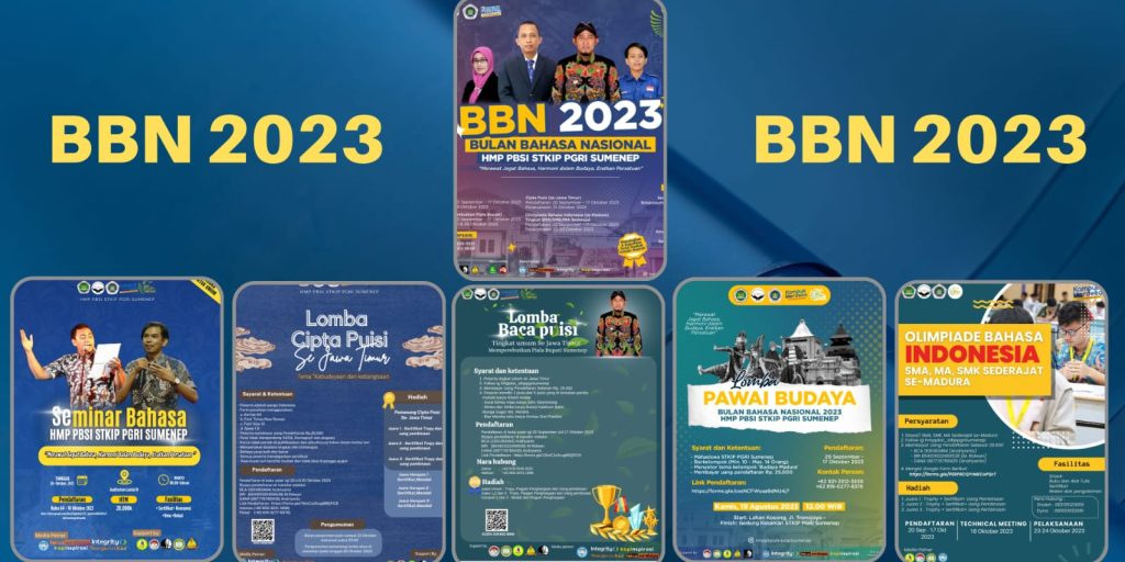 HMP PBSI STKIP PGRI Sumenep Gelar Lomba dan Seminar dalam Bulan Bahasa Nasional 2023