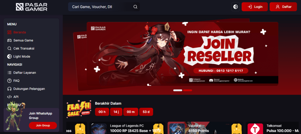 Pasargamer: Top Up Termurah dan Terpercaya untuk Gamers Indonesia