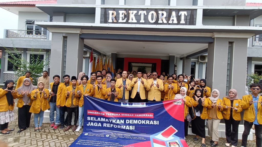 Jaga Reformasi Selamatkan Demokrasi Pemilu 2024, BEM Unija Kemas Mimbar Demokrasi