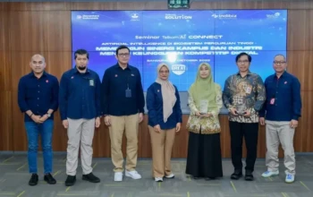 PT Telkom Indonesia Tbk menggelar Seminar Telkom AI Connect bertema di Graha Merah Putih Bandung