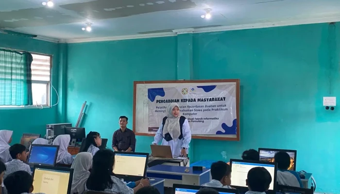 Dosen Teknik Informatika Universitas Pamulang Gelar Pelatihan Kecerdasan Buatan di SMP PGRI Serpong